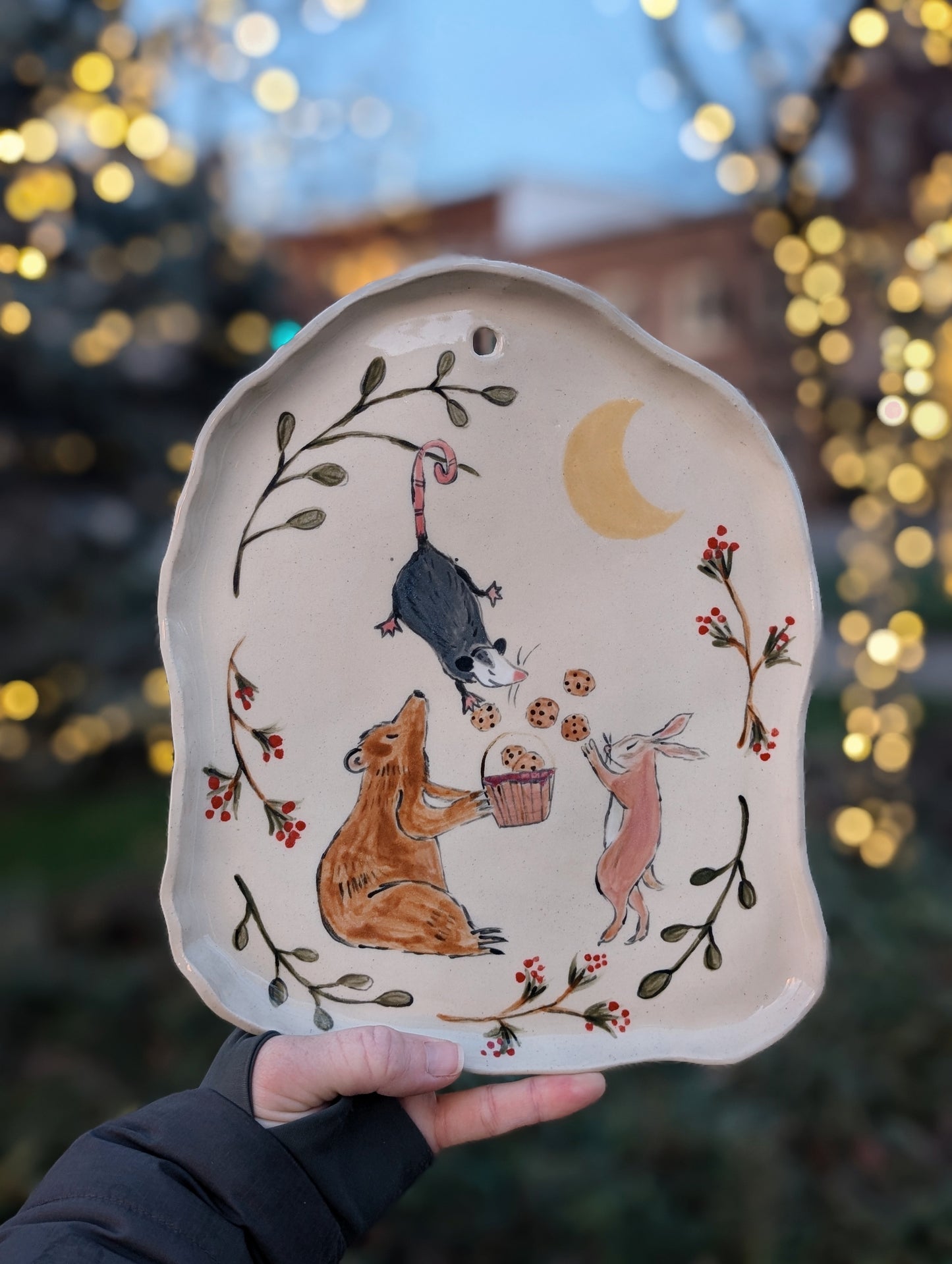 Cookies for Santa Plate
