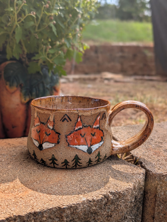 Cabin Fox Mug